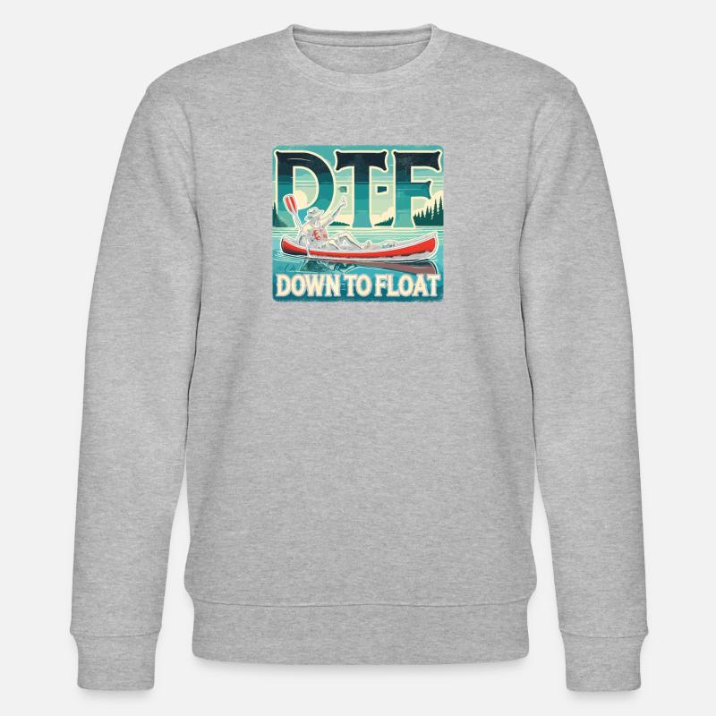 DTF - Down To Float - Stanley/Stella Unisex Bio-Sweatshirt CHANGER - Grau meliert