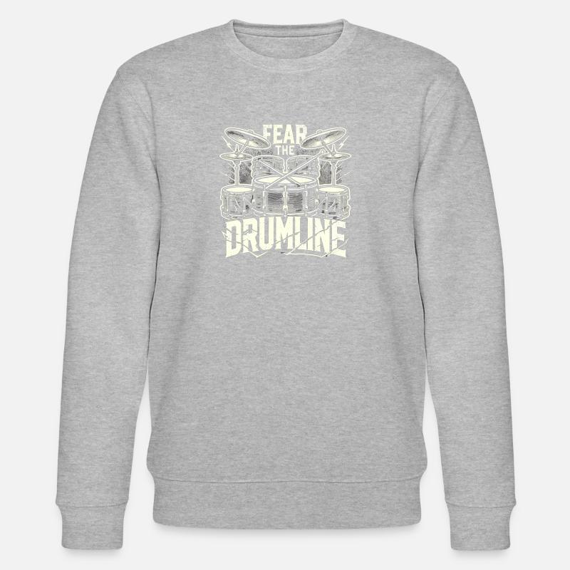 Fear The Drumline - Stanley/Stella Unisex Bio-Sweatshirt CHANGER  - Grau meliert