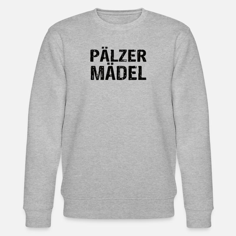 Pälzer Mädel - Stanley/Stella Unisex Bio-Sweatshirt CHANGER  - Grau meliert