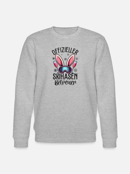 Offizieller Skihasen Betreuer - Stanley/Stella Unisex Bio-Sweatshirt CHANGER  - Grau meliert