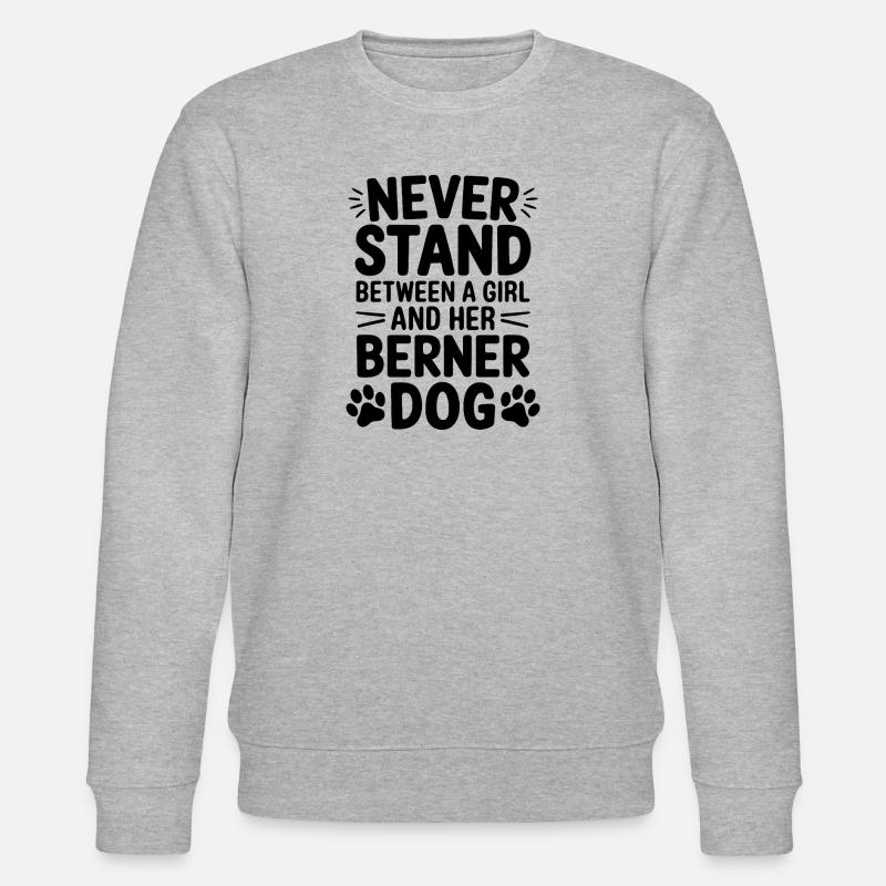 Bouvier bernois Dicton bouvier bernois - Sweat bio CHANGER Stanley/Stella Unisexe - gris chiné