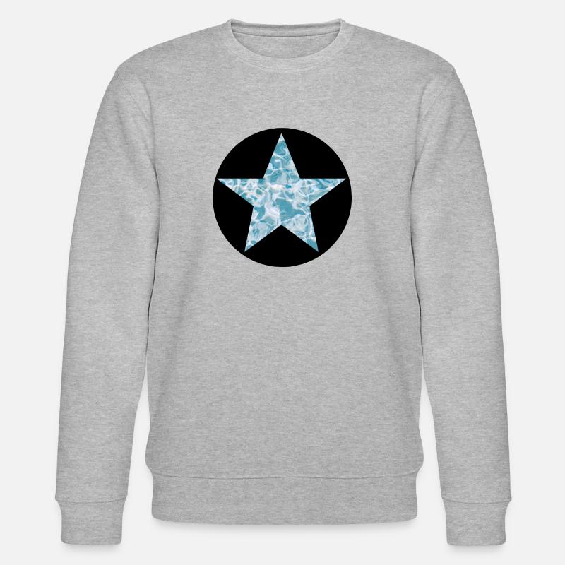 Stern 10 - Stanley/Stella Unisex Bio-Sweatshirt CHANGER  - Grau meliert