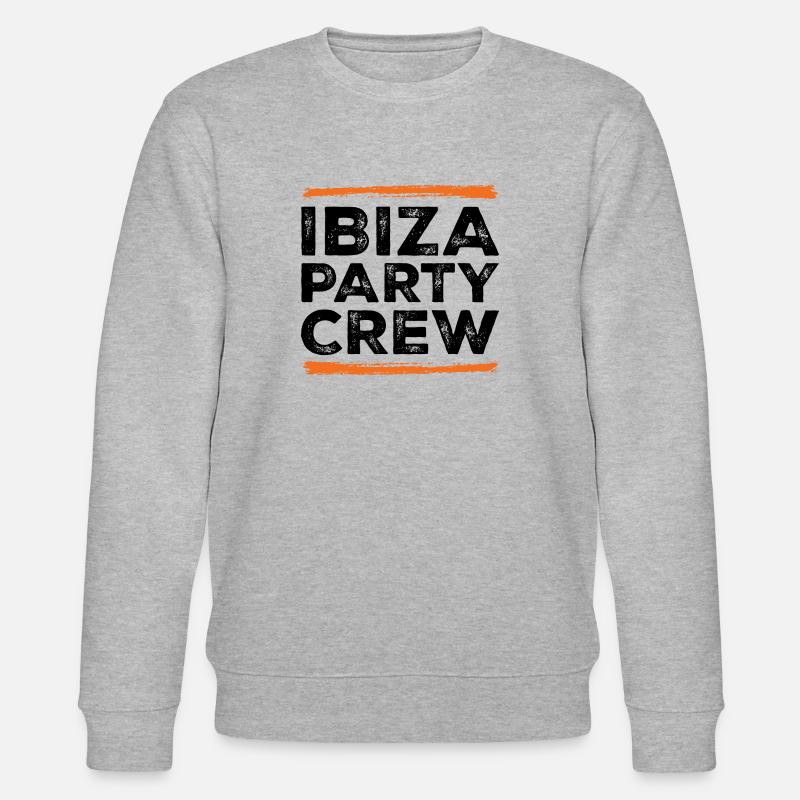Ibiza Party Crew - Stanley/Stella Unisex Bio-Sweatshirt CHANGER  - Grau meliert