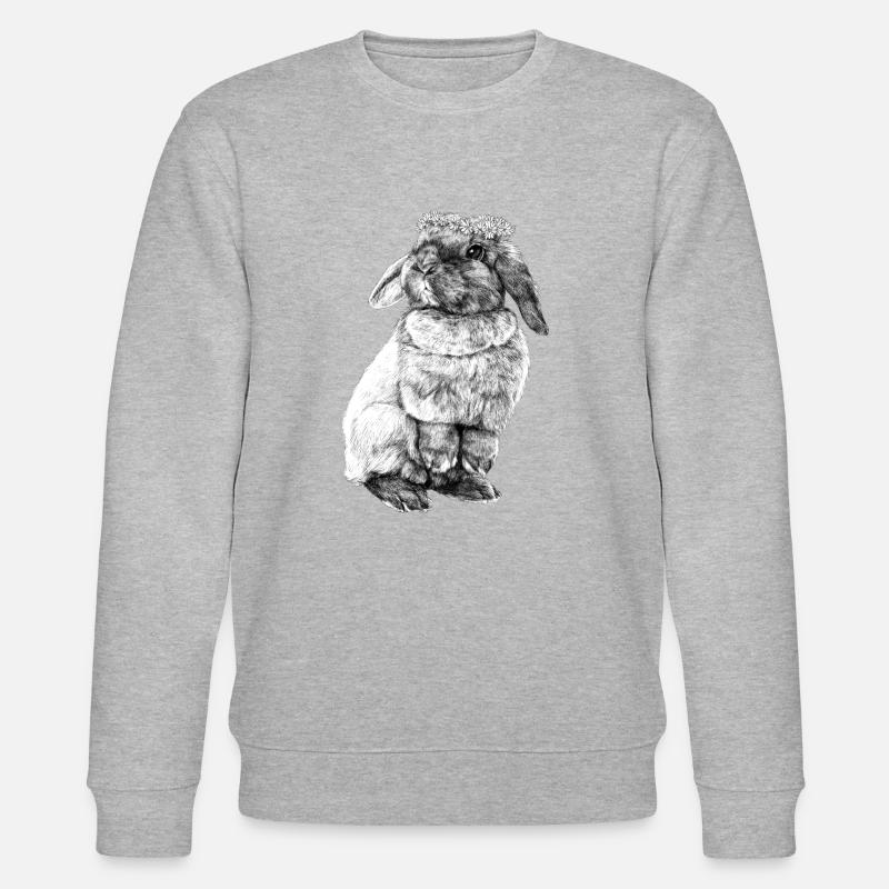 Daisy Blumenkrone - Stanley/Stella Unisex Bio-Sweatshirt CHANGER  - Grau meliert