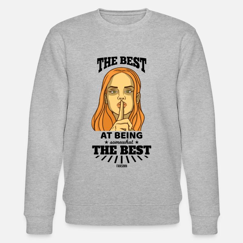 die beste - Stanley/Stella Unisex Bio-Sweatshirt CHANGER  - Grau meliert