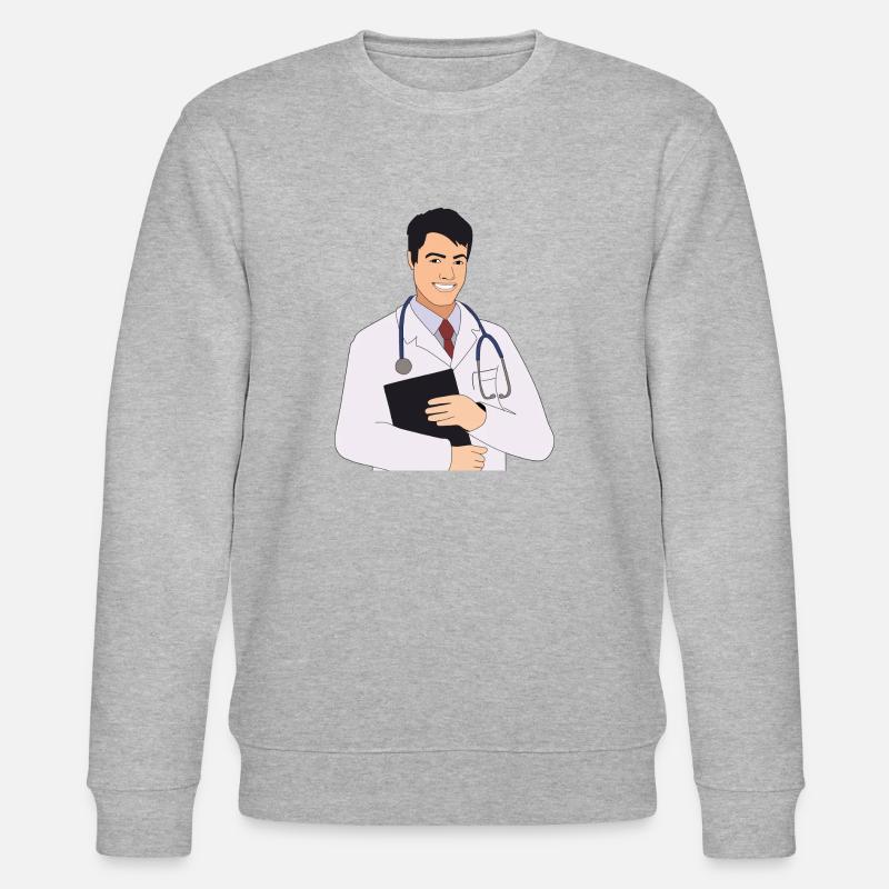 Arzt - Stanley/Stella Unisex Bio-Sweatshirt CHANGER  - Grau meliert