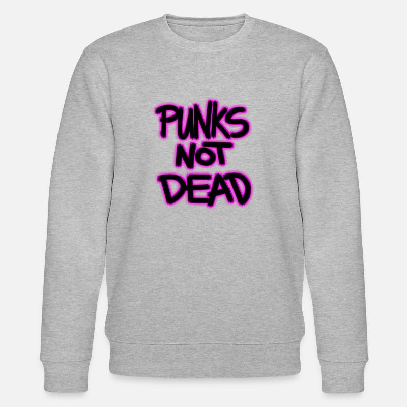 punks pas mort - Sweat bio CHANGER Stanley/Stella Unisexe - gris chiné