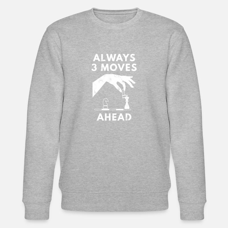 Chess - Chess - Chessmen - Trains - Stanley/Stella CHANGER Unisex Organic Sweatshirt - heather grey