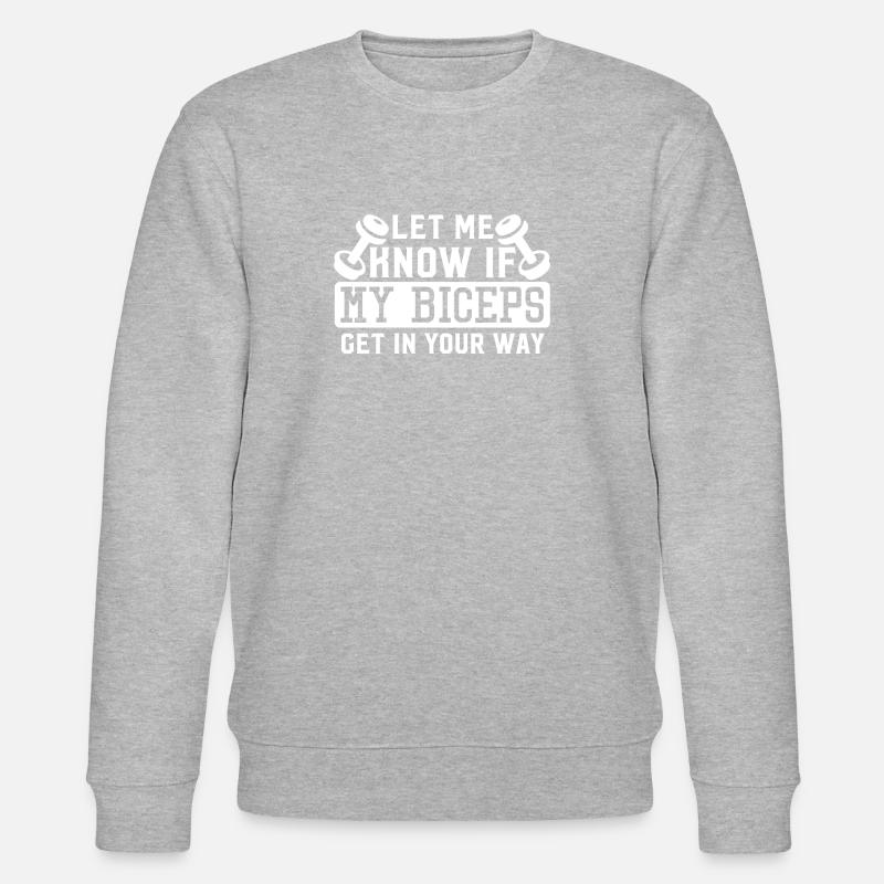 Fitness Gym - Sweat bio CHANGER Stanley/Stella Unisexe - gris chiné