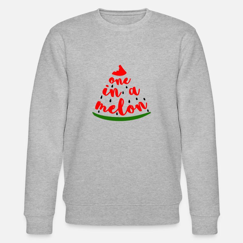 Un dans un melon - Sweat bio CHANGER Stanley/Stella Unisexe - gris chiné