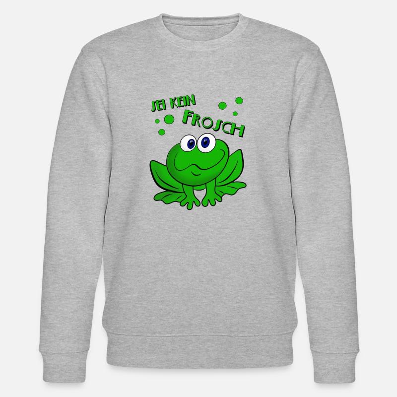 Ne sois pas une grenouille - Sweat bio CHANGER Stanley/Stella Unisexe - gris chiné