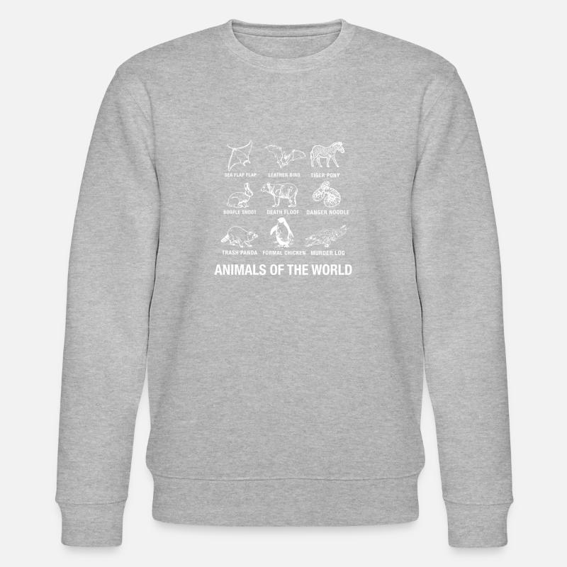 Tiere - Stanley/Stella Unisex Bio-Sweatshirt CHANGER  - Grau meliert