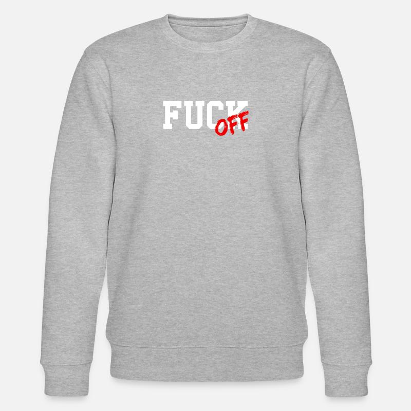 Va chier, cadeau - Sweat bio CHANGER Stanley/Stella Unisexe - gris chiné