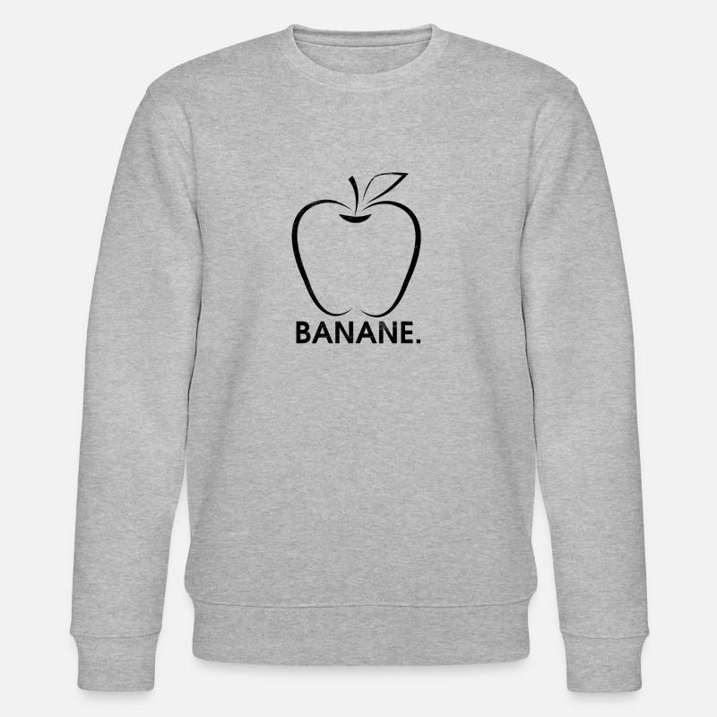 Apfel oder Banane - Stanley/Stella Unisex Bio-Sweatshirt CHANGER  - Grau meliert