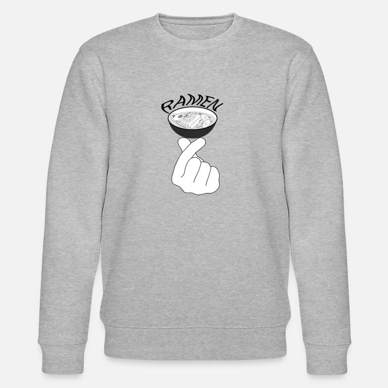 Ramen amant - Sweat bio CHANGER Stanley/Stella Unisexe - gris chiné