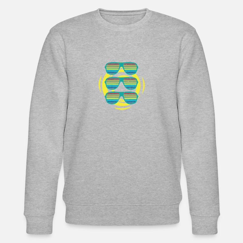 Lunettes de soleil - Sweat bio CHANGER Stanley/Stella Unisexe - gris chiné