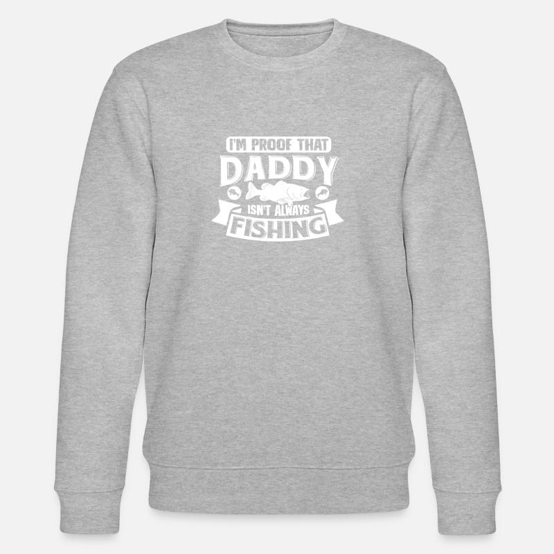 Angeln - Stanley/Stella Unisex Bio-Sweatshirt CHANGER  - Grau meliert
