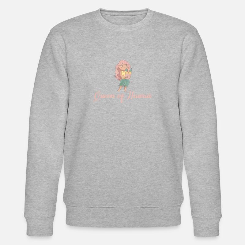 Hawaii Queen - Stanley/Stella Unisex Bio-Sweatshirt CHANGER  - Grau meliert