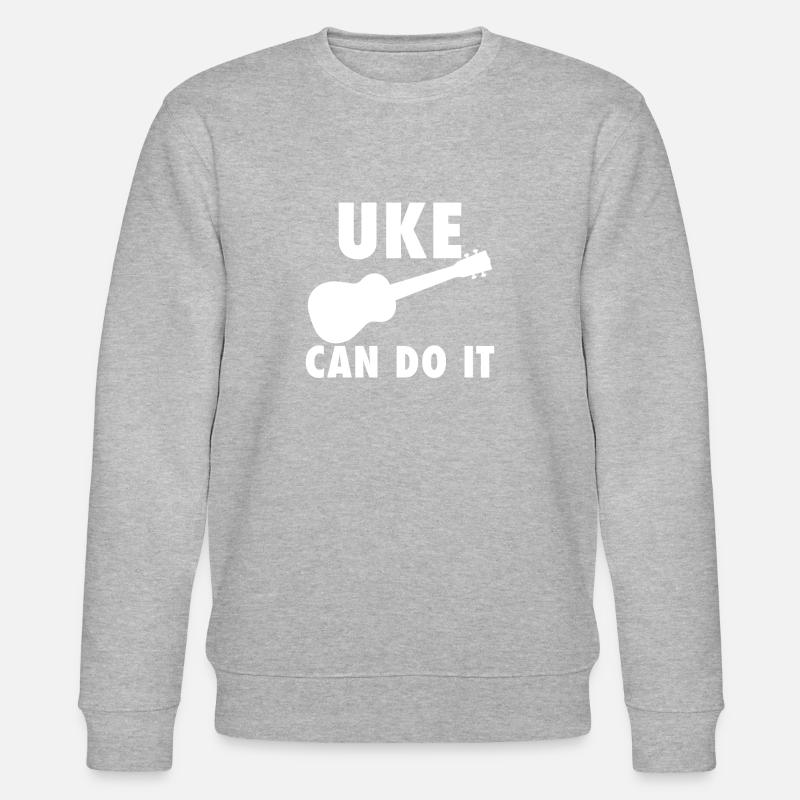 Ukulele - Stanley/Stella Unisex Bio-Sweatshirt CHANGER  - Grau meliert