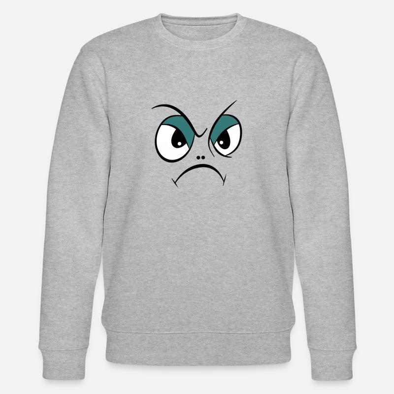 Evil look - Stanley/Stella CHANGER Unisex Organic Sweatshirt - heather grey