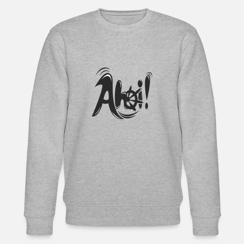 Stylisches Ahoi! - Stanley/Stella Unisex Bio-Sweatshirt CHANGER  - Grau meliert