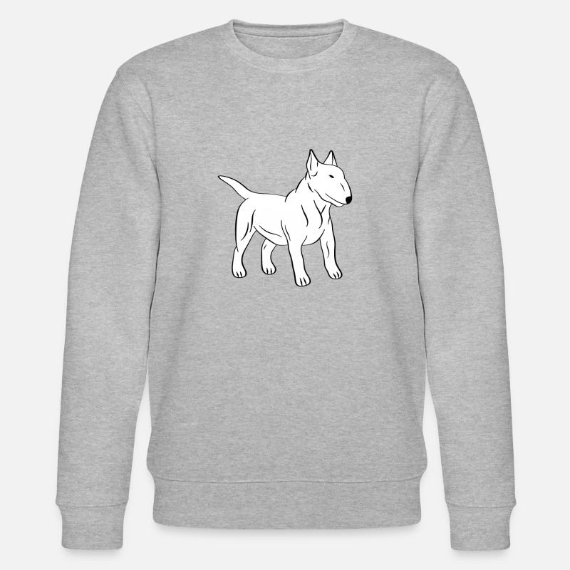 Bullterrier - Stanley/Stella Unisex Bio-Sweatshirt CHANGER  - Grau meliert