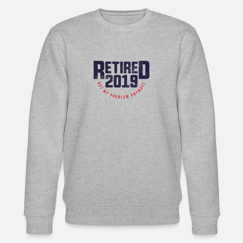 Ruhestand, Rente 2019 - Stanley/Stella Unisex Bio-Sweatshirt CHANGER  - Grau meliert