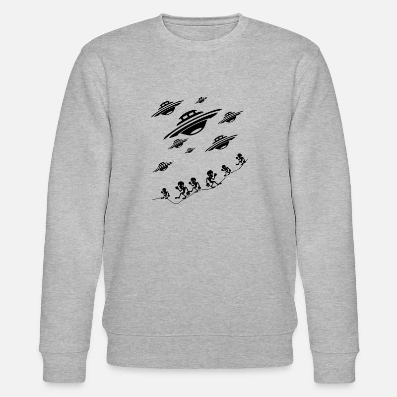 UFOS - Sweat bio CHANGER Stanley/Stella Unisexe - gris chiné