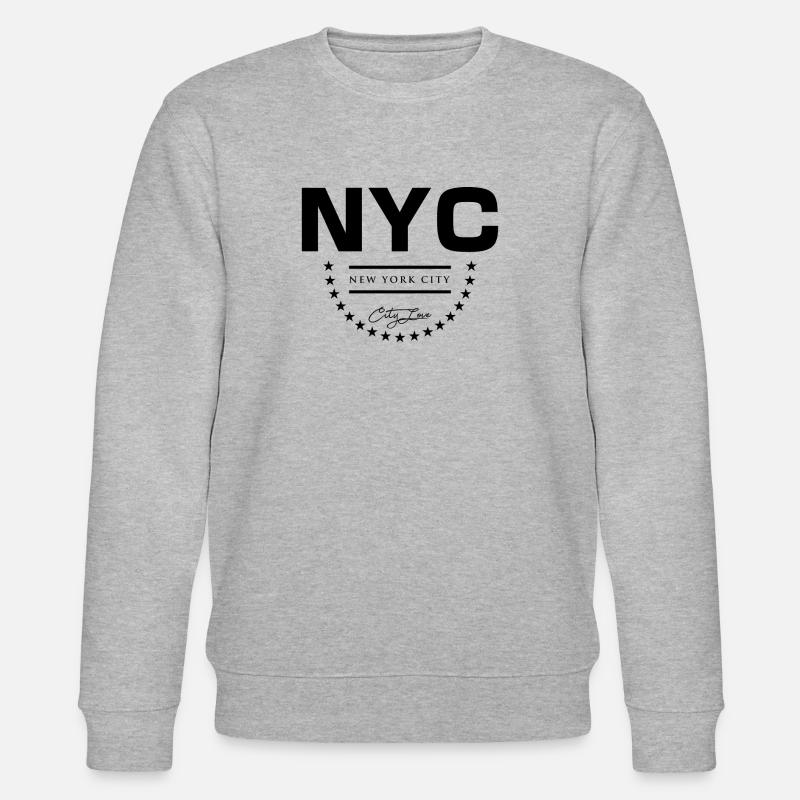 New York - Stanley/Stella Unisex Bio-Sweatshirt CHANGER  - Grau meliert