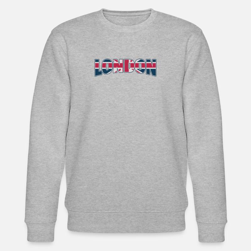 London - Stanley/Stella Unisex Bio-Sweatshirt CHANGER  - Grau meliert