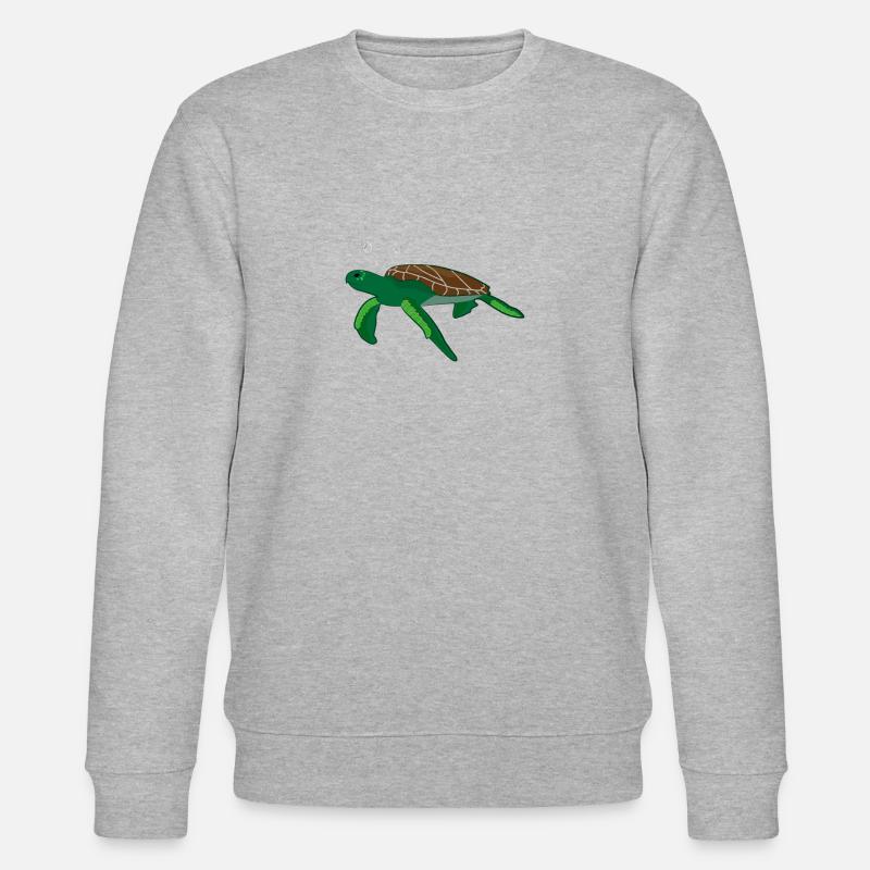 Schildkröte - Stanley/Stella Unisex Bio-Sweatshirt CHANGER  - Grau meliert
