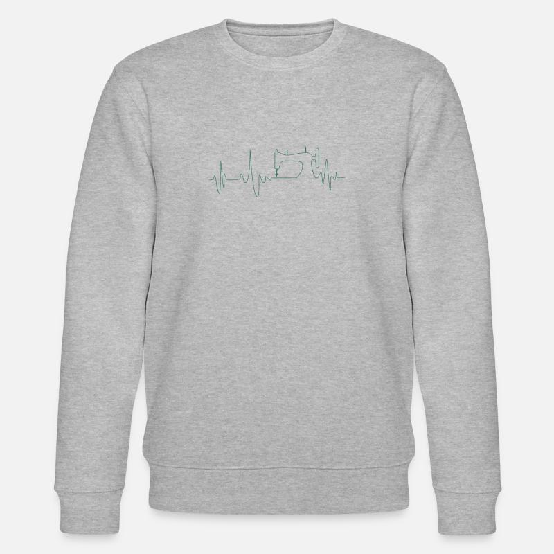 Nähen Geschenk Stricken - Stanley/Stella Unisex Bio-Sweatshirt CHANGER  - Grau meliert