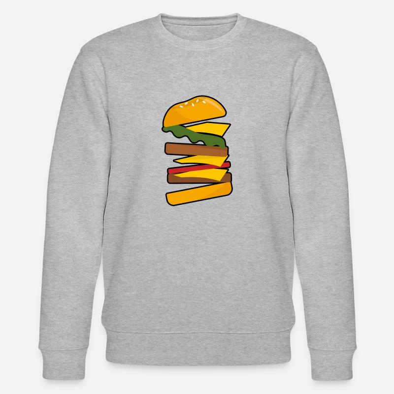 Burger - Sweat bio CHANGER Stanley/Stella Unisexe - gris chiné