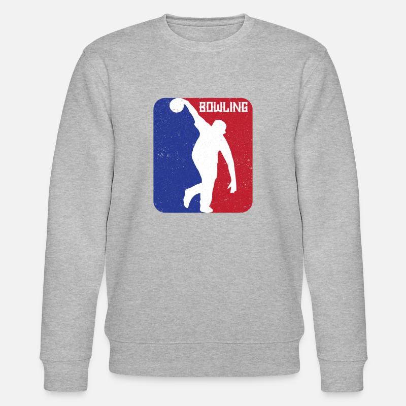 Bowling boule de bowling - Sweat bio CHANGER Stanley/Stella Unisexe - gris chiné