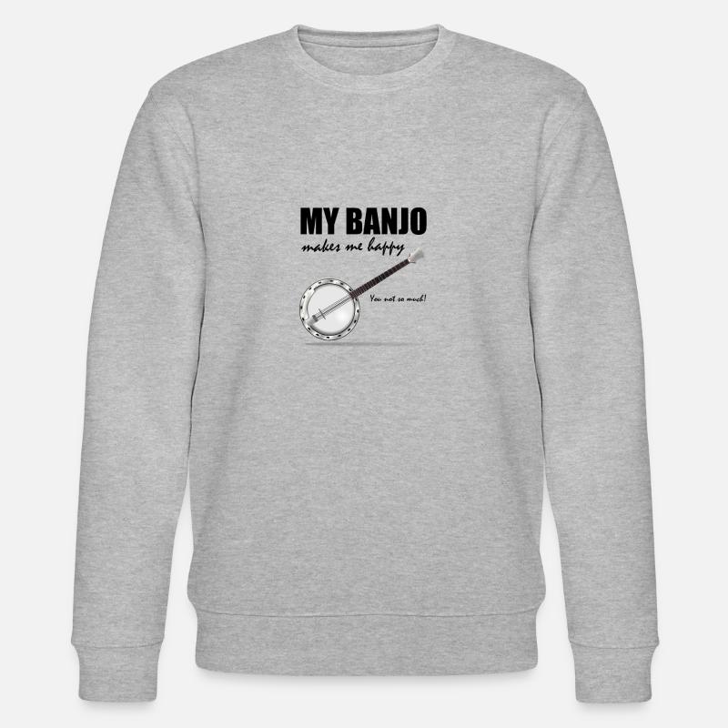 Banjo - Stanley/Stella Unisex Bio-Sweatshirt CHANGER  - Grau meliert