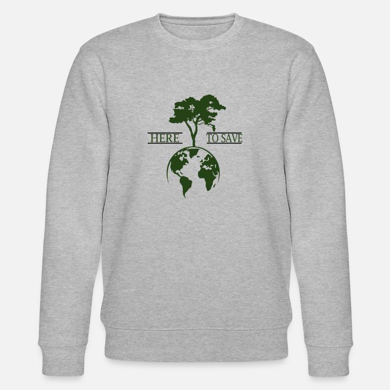 La protection du climat - Sweat bio CHANGER Stanley/Stella Unisexe - gris chiné