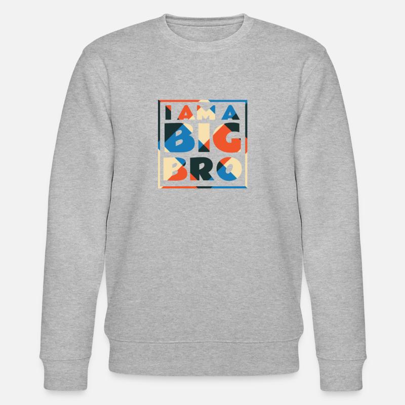 Big Bro - Stanley/Stella Unisex Bio-Sweatshirt CHANGER  - Grau meliert