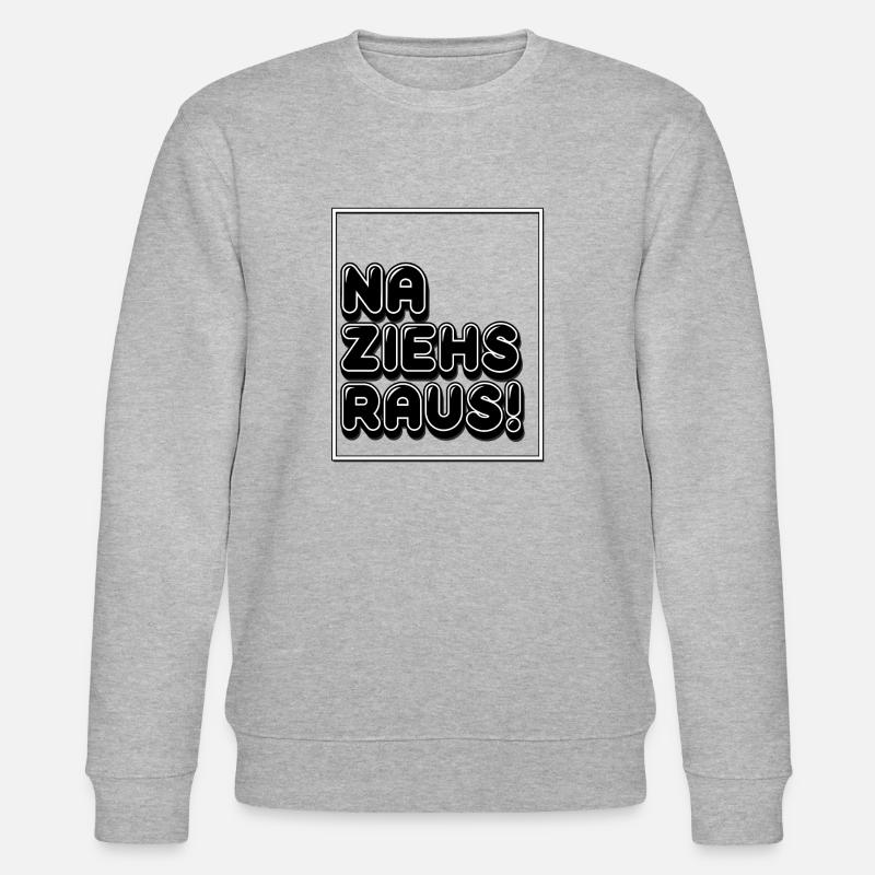 Nazis raus - Stanley/Stella Unisex Bio-Sweatshirt CHANGER  - Grau meliert