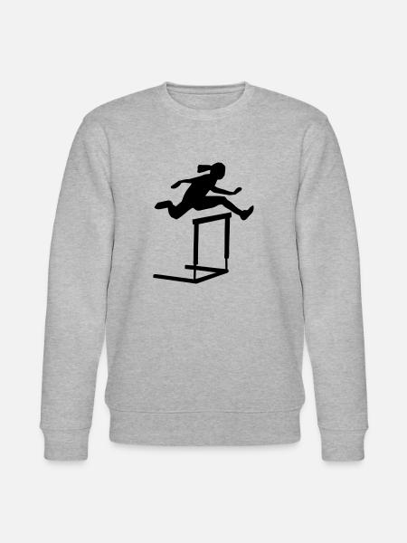 Hürdenlauf - Stanley/Stella Unisex Bio-Sweatshirt CHANGER  - Grau meliert