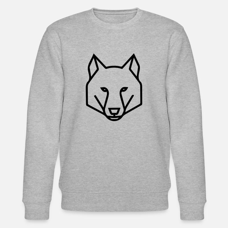 Wolf - Stanley/Stella CHANGER Unisex Organic Sweatshirt - heather grey