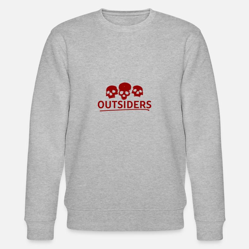 outsider - Außenseiter - Stanley/Stella Unisex Bio-Sweatshirt CHANGER  - Grau meliert