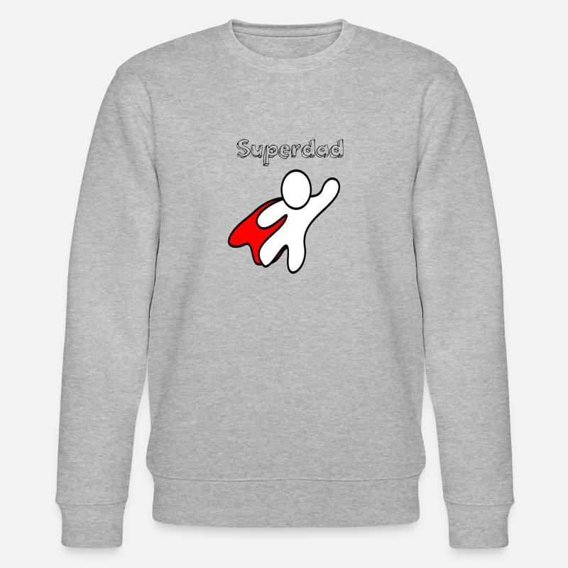 Superdad - Stanley/Stella Unisex Bio-Sweatshirt CHANGER  - Grau meliert