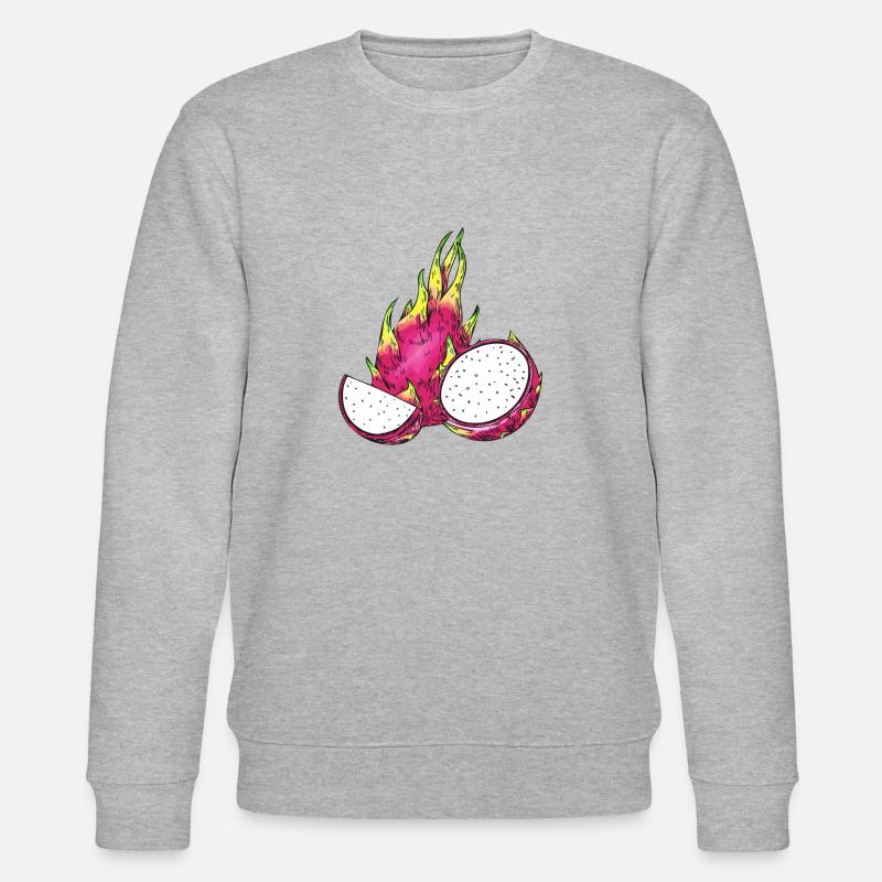 Drachenfrucht - Stanley/Stella Unisex Bio-Sweatshirt CHANGER  - Grau meliert