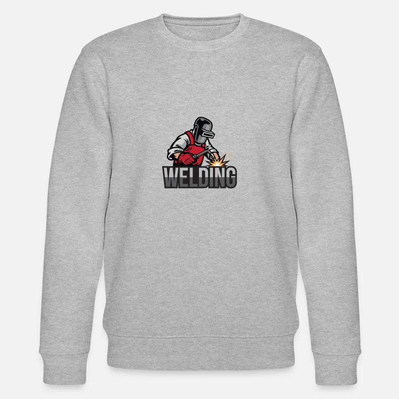 Das Schweißen - Stanley/Stella Unisex Bio-Sweatshirt CHANGER  - Grau meliert