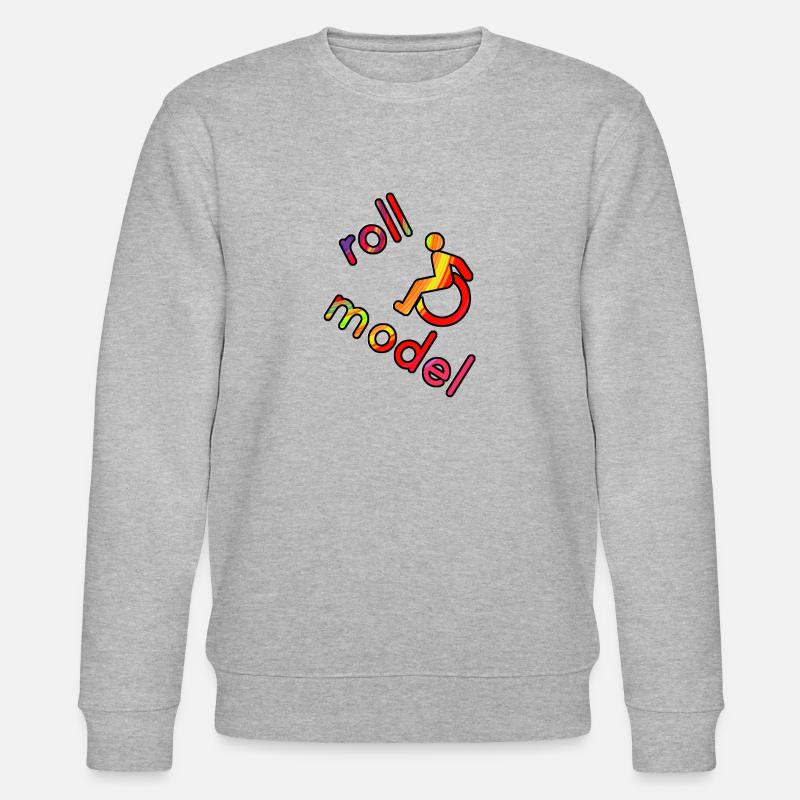 Rollenmodell! Behinderung - Stanley/Stella Unisex Bio-Sweatshirt CHANGER  - Grau meliert