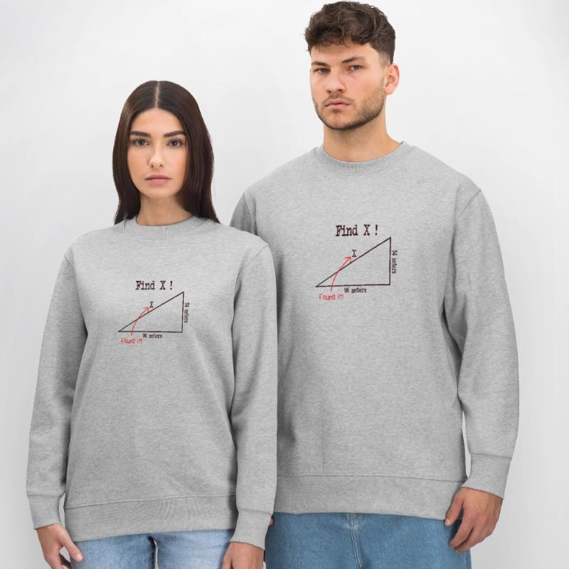 Math Math Meme Find X Found It Pythagore Sweat bio CHANGER Stanley/Stella Unisexe