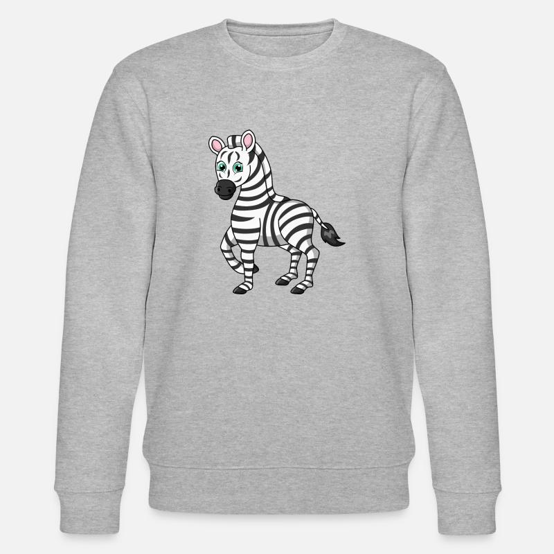zebra - Sweat bio CHANGER Stanley/Stella Unisexe - gris chiné