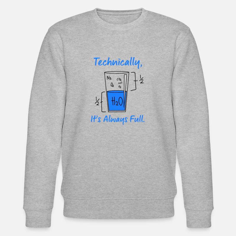 Science Drôle de blague complète - Sweat bio CHANGER Stanley/Stella Unisexe - gris chiné