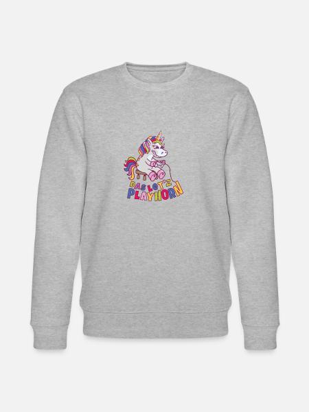 Let's Playhorn - Stanley/Stella CHANGER Unisex Organic Sweatshirt - heather grey