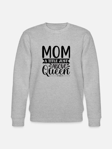 Mama Königin - Stanley/Stella Unisex Bio-Sweatshirt CHANGER  - Grau meliert